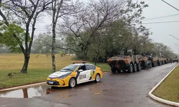 BPRv auxilia operação integrada com o Exército na região Oeste do Paraná