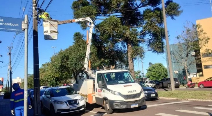 Copel programa desligamento de energia em três bairros de Curitiba na tarde desta segunda-feira