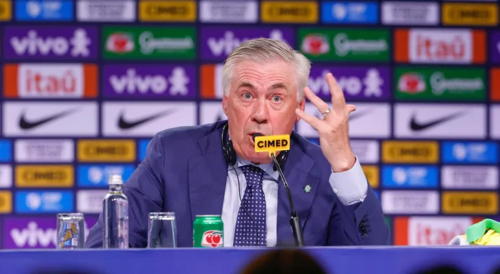 Carlo Ancelotti anuncia a lista de convocados e fará testes na Seleção Brasileira