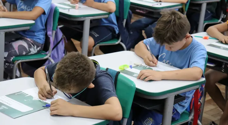 Secretaria de Educação aplica Prova Cascavel 2025 para alunos do Ensino Fundamental