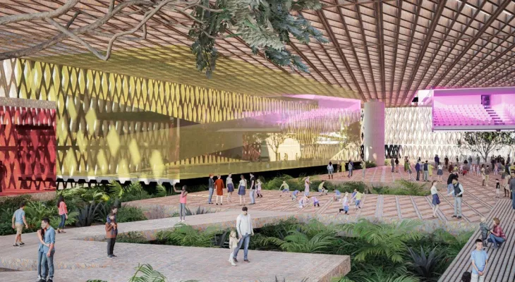 Pavilhão temporário com oficinas dá início às ativações do Centre Pompidou no Paraná