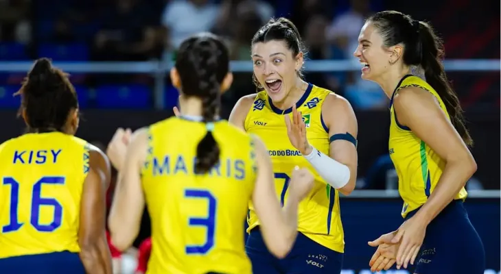 Mundial de vôlei: Brasil bate Porto Rico e fecha 1ª fase na liderança