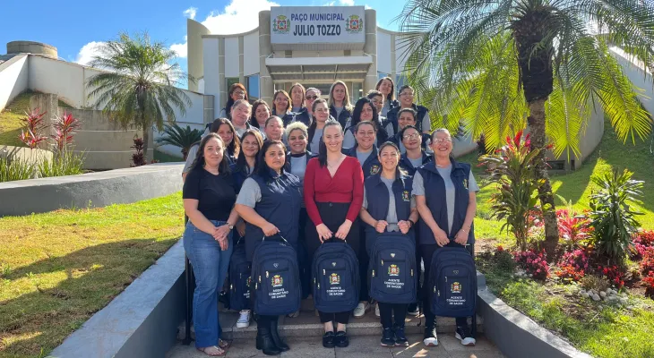 Agentes Comunitárias de Saúde participam de capacitação e recebem novos uniformes em Corbélia