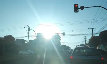 Sexta-feira (29) em Cascavel será de sol firme e vento intenso