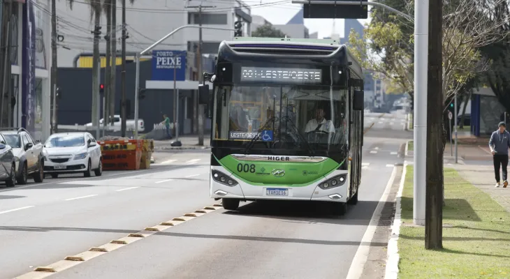 Transitar registra mais de 5 mil infrações de desrespeito à faixa exclusiva do ônibus neste ano, em Cascavel