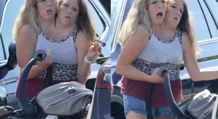 Gêmeas siamesas Abby e Brittany Hensel surgem com bebê e levantam rumores nas redes