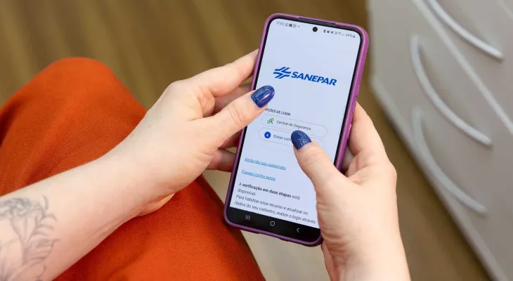 App da Sanepar tem nova versão, com segurança reforçada e fácil navegação
