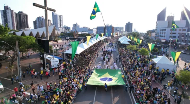 Desfile de 7 de Setembro altera trânsito em Cascavel