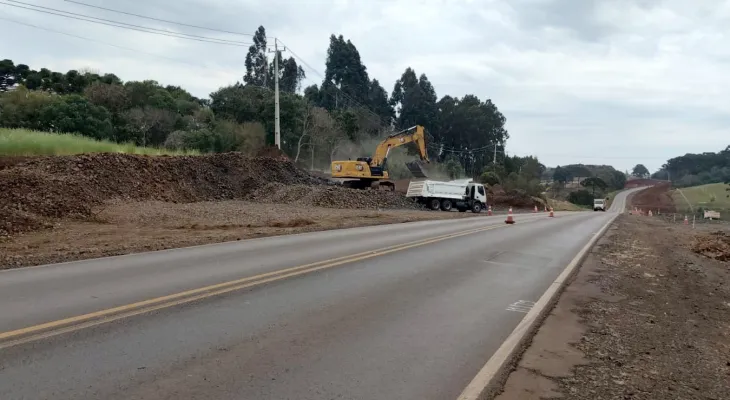 Rodovia entre Turvo e Palmeirinha será interditada na quinta para detonação de rochas