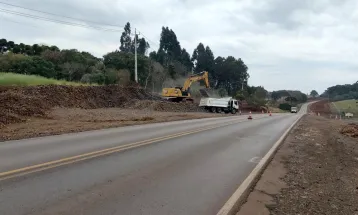 Rodovia entre Turvo e Palmeirinha será interditada na quinta para detonação de rochas