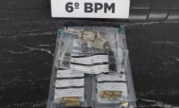 Disparos de arma de fogo e prisão em flagrante no bairro Santa Cruz