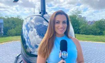 Repórter do SBT quebra o silêncio após boatos de traição com diretor