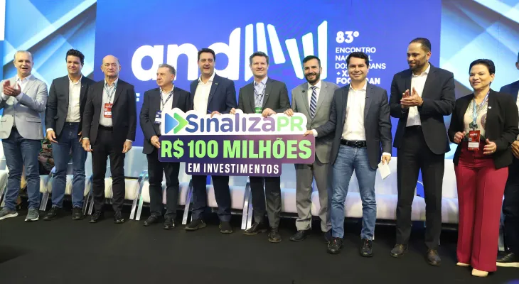 Sinaliza Paraná: governador libera R$ 100 milhões para sinalização viária das cidades