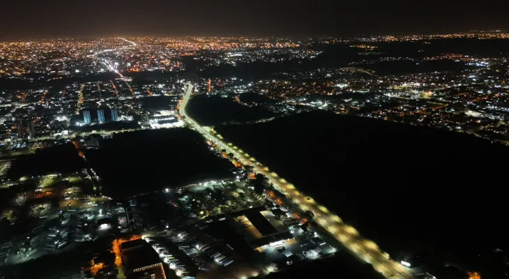 EPR Iguaçu recupera iluminação em 12 km do perímetro urbano de Foz do Iguaçu