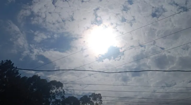 Domingo (14) será de sol e temperaturas amenas em Cascavel