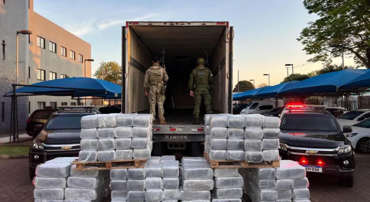 Operação Sinergia III: PMPR e PF apreendem 3,2 toneladas de maconha em Palotina