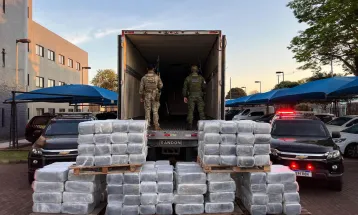 Operação Sinergia III: PMPR e PF apreendem 3,2 toneladas de maconha em Palotina