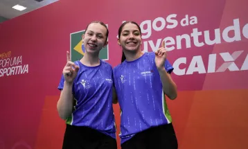 Karoline Gruchoski é a número 1 no ranking nacional de tênis de mesa