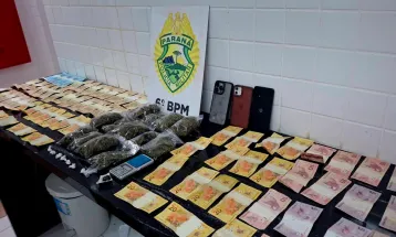 Homem é preso por tráfico de drogas em Santa Felicidade