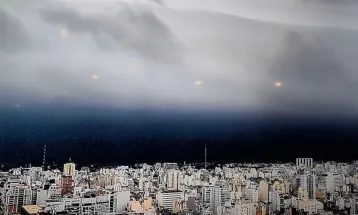 Temporal provoca instabilidade na Argentina e no Uruguai e deve avançar para o Sul do Brasil