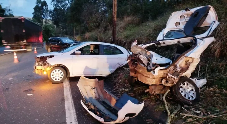 Acidente grave na BR-376 em Ortigueira deixa uma vítima fatal