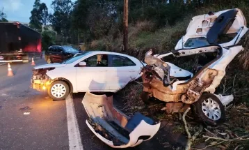 Acidente grave na BR-376 em Ortigueira deixa uma vítima fatal