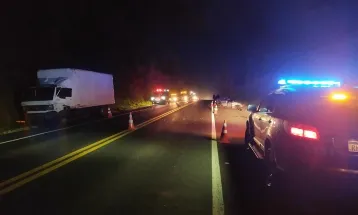 Colisão frontal na BR-373 deixa um morto e um ferido grave em Prudentópolis