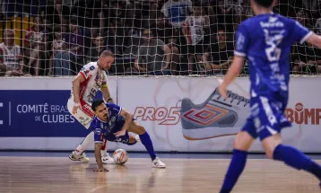 Cascavel Futsal caiu uma posição na tabela da Liga Nacional