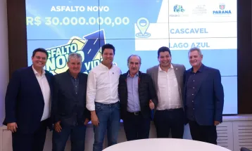 Fim da poeira: Estado confirma R$ 30 milhões para asfaltar 100% do Lago Azul em Cascavel