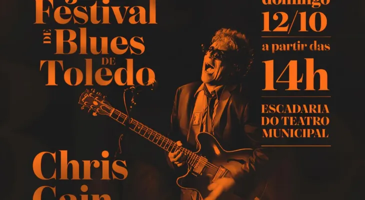 Secretaria da Cultura apoia realização do 3º Festival de Blues de Toledo