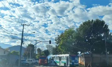 Dia ensolarado em Cascavel nesta quarta-feira