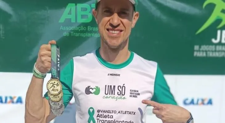 Atleta de Cascavel conquista 4 medalhas nos Jogos Brasileiros para Transplantados