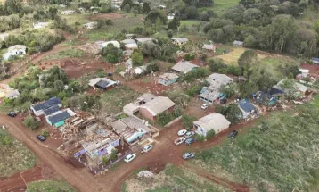 Simepar confirma tornado em Santa Maria do Oeste e rajadas de vento recordes pelo Estado