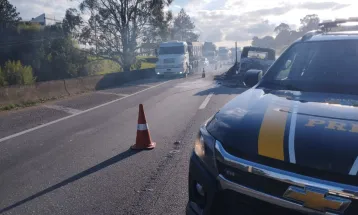Motociclista morre em grave acidente na BR-116, em São José dos Pinhais
