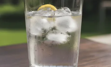 Não para a água gelada