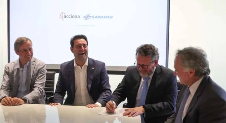 Em parceria com gigante de infraestrutura espanhola, Sanepar prepara expansão nacional