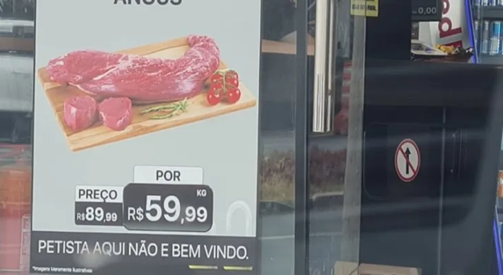 Cartaz contra petistas em frigorífico de Goiânia gera polêmica e investigação
