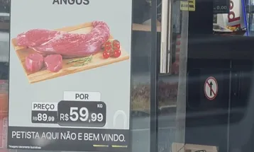 Cartaz contra petistas em frigorífico de Goiânia gera polêmica e investigação