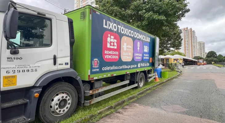 Veja onde encontrar o caminhão do lixo tóxico nesta segunda-feira