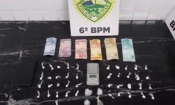 Polícia prende dois homens por tráfico de drogas em Cascavel