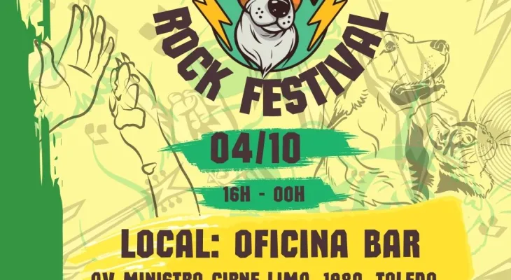 Animal Rock Festival chega à 4ª edição em Toledo com música e solidariedade