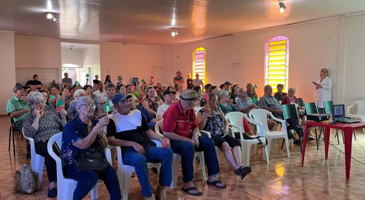 Secretaria de Saúde promove ação no Ceaps do Jardim Vera Lúcia para incentivar hábitos saudáveis