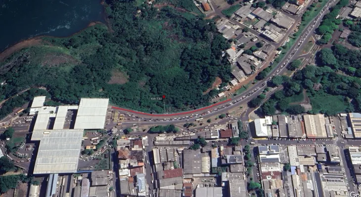 EPR Iguaçu atuará na recuperação do pavimento na faixa de caminhões e Aduana da Ponte Internacional da Amizade
