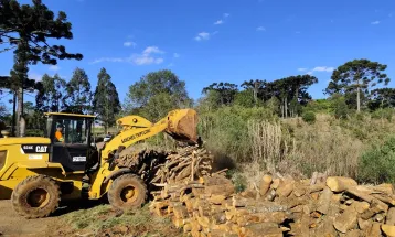 DER/PR alerta que pegar madeiras de rodovias em obras configura crime de furto