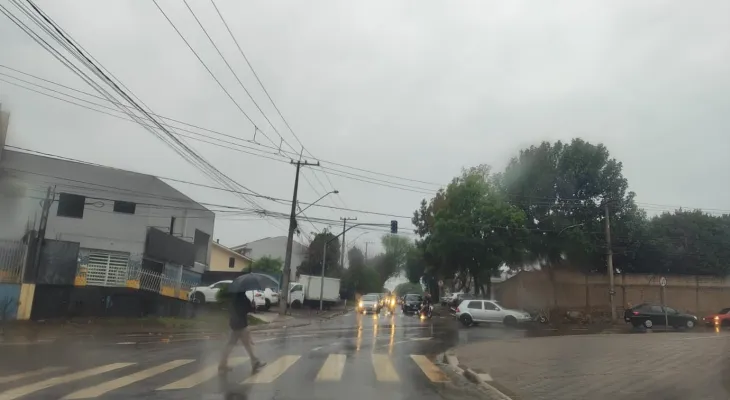 Cascavel inicia sexta-feira (03) com chuva