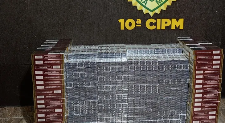 PM apreende 852 maços de cigarros contrabandeados em Nova Laranjeirasotam