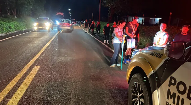 BPRv garante segurança em romarias e procissões no Oeste do Paraná