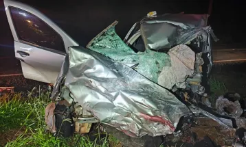 Colisão frontal na PR-239 resulta em morte de motorista em Toledo