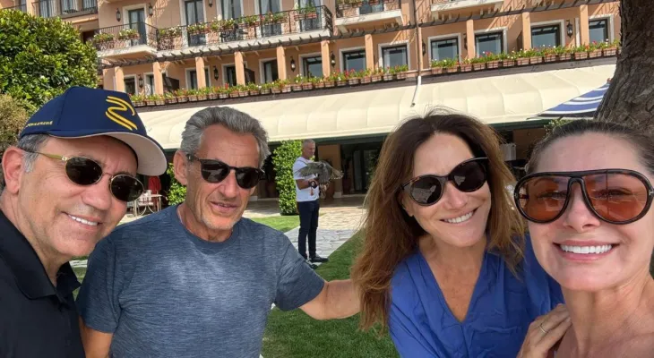 Cascavelenses com Sarkozy