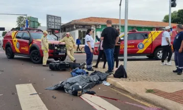 Adolescente morre em acidente entre caminhonete e scooter elétrica em Cascavel